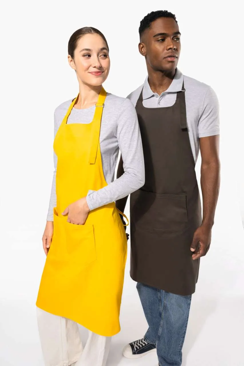 COTTON APRON WITH POCKET